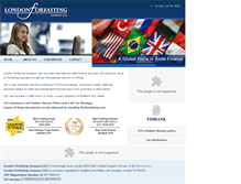 Tablet Screenshot of londonforfaiting.com